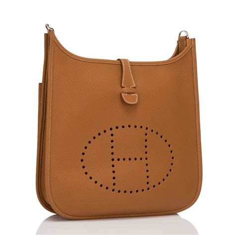 hermes clem evelyne iii pm bag|hermes evelyne bag size.